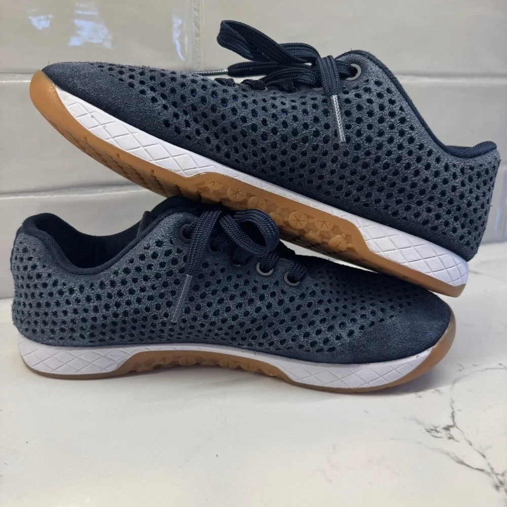 NOBULL Navy Suede Trainer Shoes‎ Sz 7